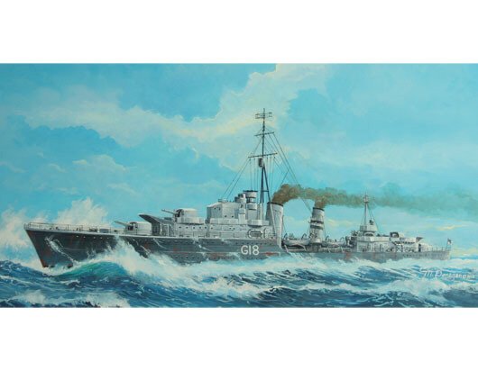 Trumpeter - Hms Zulu Destroyer 1:700