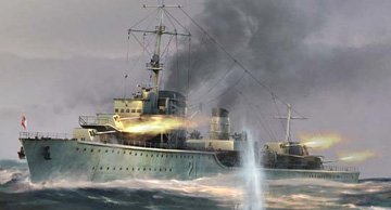 Trumpeter - German Zerstorer Z-21 1:700