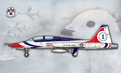 Trumpeter - T-38A Talon Thunderbird 1:48