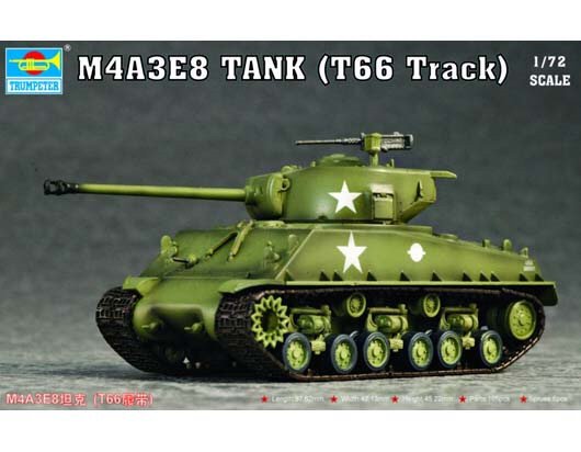 Trumpeter - Us M4A3E8 Tank 1:72