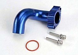 Traxxas - Header,blue anodized aluminum
