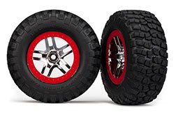 Traxxas - Tire & Wheel Assy, Glued(2)