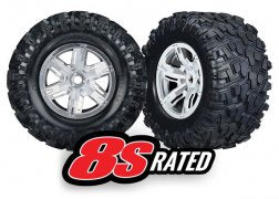 Traxxas - Tires&wheels, assembld(l&r)(2)