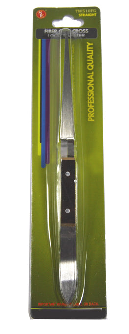 Sona 6-1/2"Straight Fiber Cross Lock Tweezers