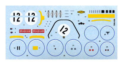 Tameo - TWU030 Jack Brabham Brabham BT33 GP Sud Africe 1970 1/43 Scale