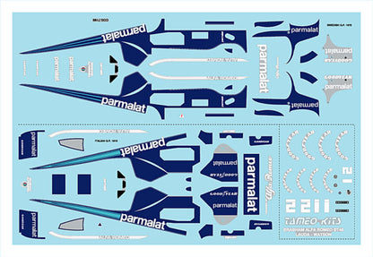 Tameo - TMK232 Brabham BT-46 Alfa Romeo - 1978 - White Metal Car Kit - Scale 1:43, Made in Italy
