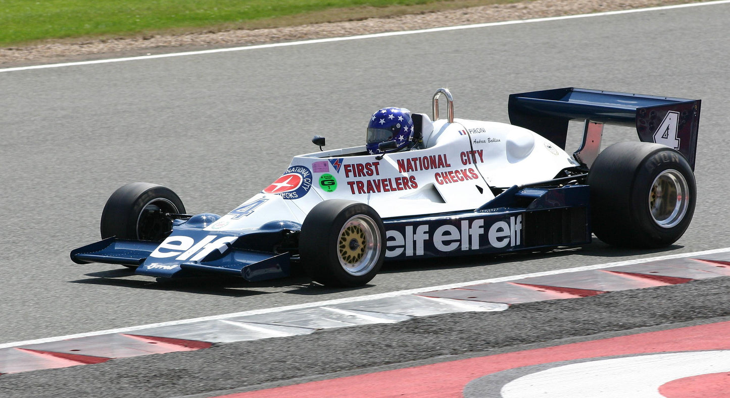 Tameo - TMK303 Tyrrell 008 Ford - 1978 - White Metal Car Kit - Scale 1:43, Made in Italy