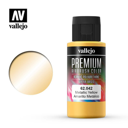 Vallejo - Premium Color Metallic Yellow 60ml
