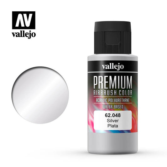Vallejo - Premium Color Metallic Silver 60ml