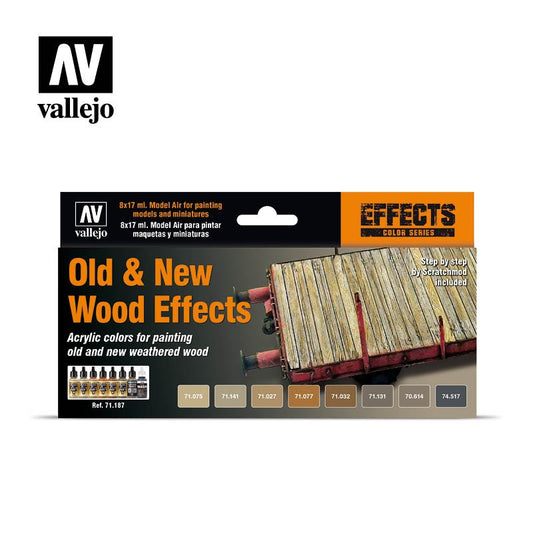Vallejo - Model Air Old&New Wood Effects Set (8)