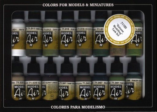 Vallejo - Model Air Ger/Allied Armor 16 Color Set