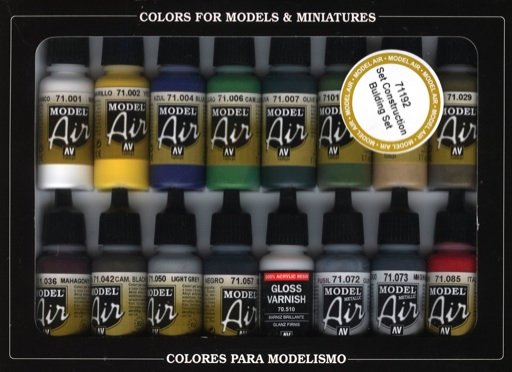 Vallejo - Model Air Building 16 Color Set