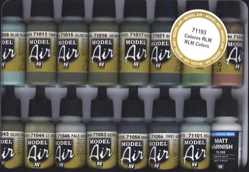 Vallejo - Model Air RLM Colors 16 Colors Set