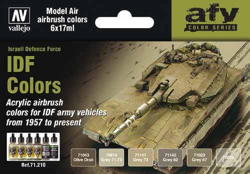 Vallejo - Model Air IDF 6 Colors Set