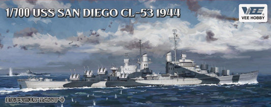 Vee Hobby - Delux USS San Diego CL-53 1944 1:700