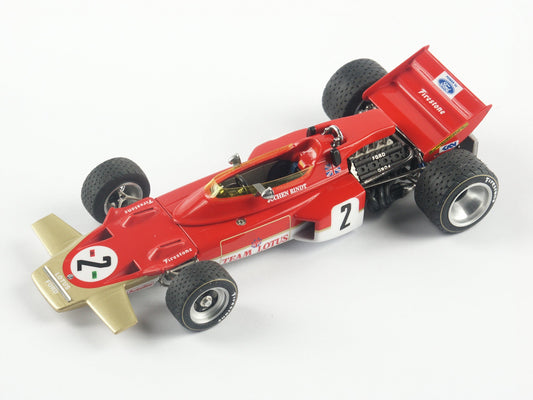 Tameo - WCT070 Lotus 72 Ford - 1970 German Grand Prix - White Metal Car Kit - Scale 1:43, Made in Italy