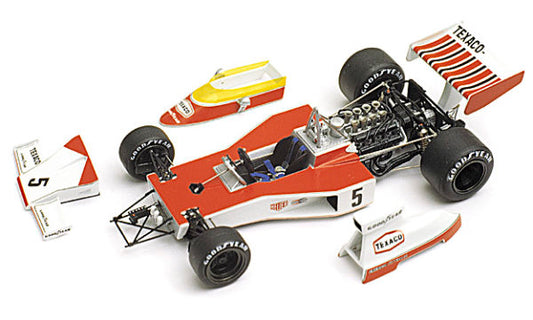 Tameo - WCT074 McLaren M23 Ford Cosworth - 1974 Brazilian Grand Prix - White Metal Car Kit - Scale 1:43, Made in Italy