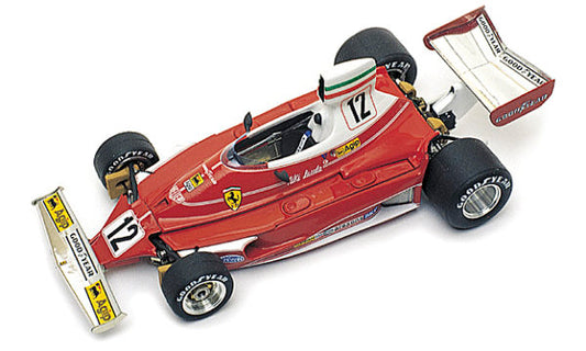 Tameo - WCT075 Ferrari 312T - 1975 Monaco Grand Prix - White Metal Car Kit - Scale 1:43, Made in Italy
