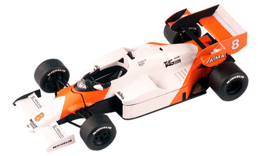Tameo - WCT084 McLaren MP4/2 TAG - 1984 British Grand Prix - White Metal Car Kit - Scale 1:43, Made in Italy
