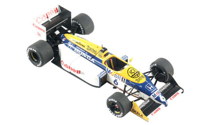 Tameo - WCT087 Williams FW11B Honda - 1987 Hungarian Grand Prix - White Metal Car Kit - Scale 1:43, Made in Italy