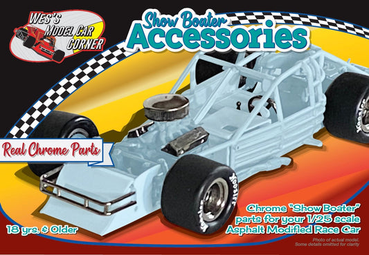 Wes'S - Chromed Parts Kit for Modified Cars 1:24