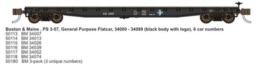 Wheels Of Time - N 53'6'GP Flatcar B&M 34013