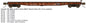 Wheels Of Time - N 53'6'GP Flatcar Con 715410