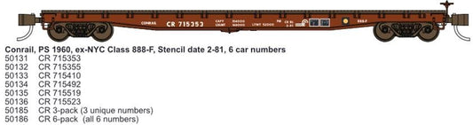 Wheels Of Time - N 53'6'GP Flatcar Con 715492