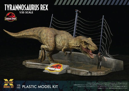 X-Plus - JP T-Rex Chasing Malcom 1:35