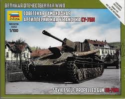 Zvezda - Soviet Su76M SP Gun Tank 1:100 Snap
