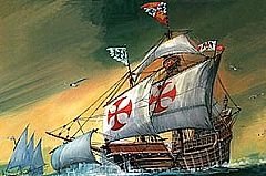 Zvezda - Santa Maria Columbus'S 1:350