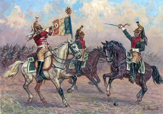 Zvezda - French Dragoon Comd Group 1:72
