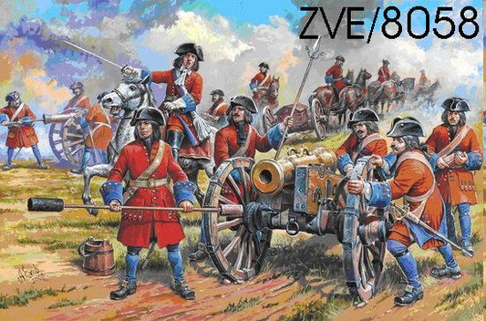 Zvezda - Russian Artillery Xvii 1:72