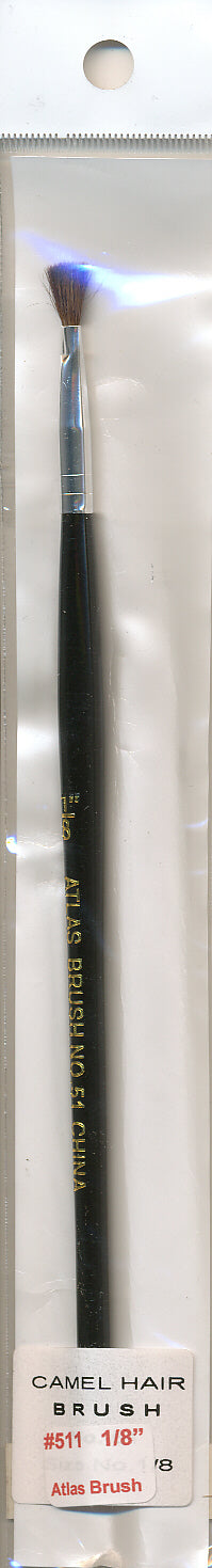 1/8'Flat Camel Hair Brush