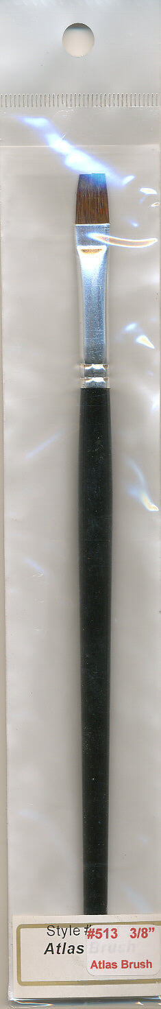 3/8'Flat Camel Hair Brush