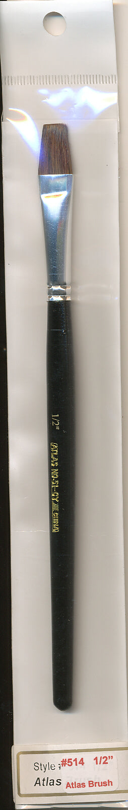 1/2'Flat Camel Hair Brush