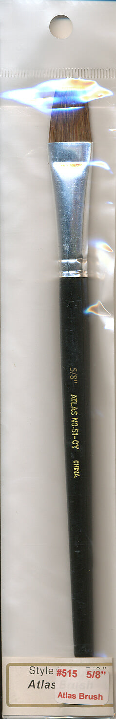 5/8'Flat Camel Hair Brush
