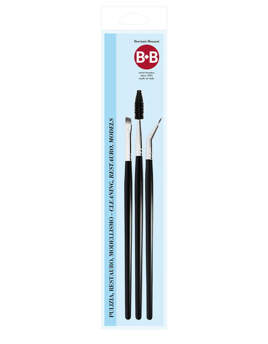 Borciani Bonazzi Brush and accessory kit for cleaning, restauro, models