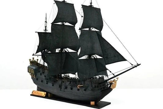 ZHL - The Black Pearl Golden Version 2021 Wood Model Ship Kit 31 Inch