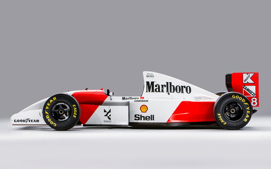 Tameo - TMK166 McLaren MP4/8 Ford- 1993 - White Metal Car Kit - Scale 1:43, Made in Italy