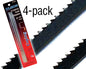 Zona - 15 tpi Coping Saw Blades 4 pcs