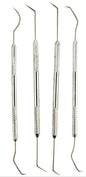 Double Ended Chrome Plated Pick Set, 4 pcs