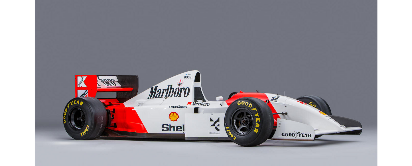 Tameo - TMK334 McLaren MP4/8 Ford Cosworth - 1993 - White Metal Car Kit - Scale 1:43, Made in Italy