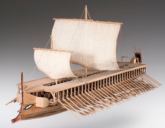 Dusek-Mamoli - Greek Trireme Model Ship Kit, 480 B.C. – Scale 1:72
