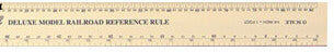 Deluxe Ruler R.R. Gold 12 1/2'