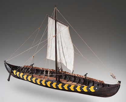 Dusek-Mamoli - D006 Viking Gokstad - Plank-On-Frame Wood Ship Model Kit - 1:35 Scale - 610 mm (24") Long