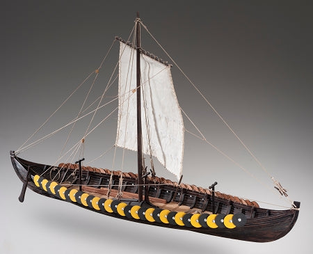 Dusek-Mamoli - D006 Viking Gokstad - Plank-On-Frame Wood Ship Model Kit - 1:35 Scale - 610 mm (24") Long