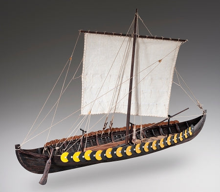 Dusek-Mamoli - D006 Viking Gokstad - Plank-On-Frame Wood Ship Model Kit - 1:35 Scale - 610 mm (24") Long