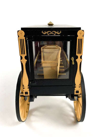 Model Trailways 1895 Horse-Drawn Hearse Wagon Wood & Metal Model Kit 1:12 Scale
