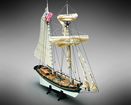 Dusek-Mamoli - Mamoli MV55-SAILS Alert Wood Plank-On-Frame Ship Model Kit - Scale 1/45